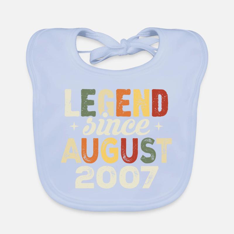 August 2007 Jahrestag August 2007 - August 2007 Baby Bio-Lätzchen