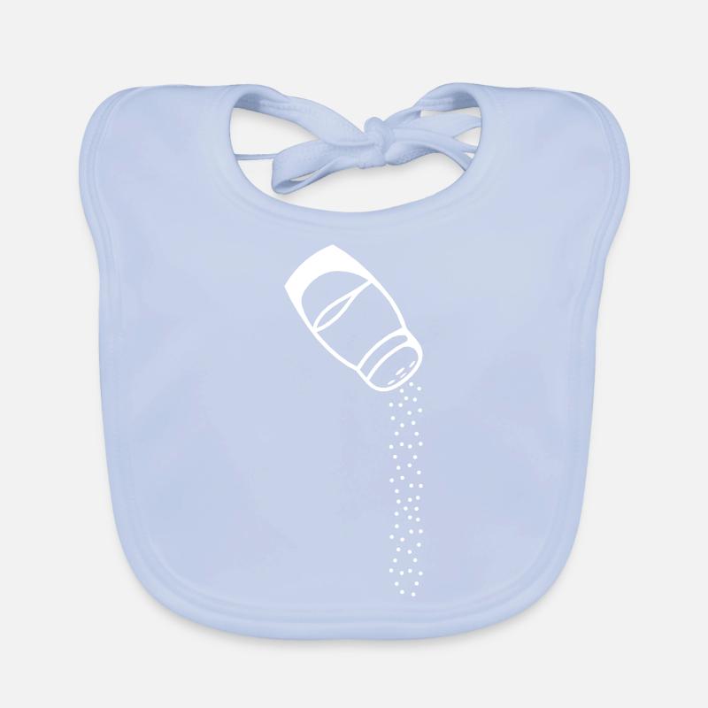 Design salt shaker rain Organic Baby Bibs