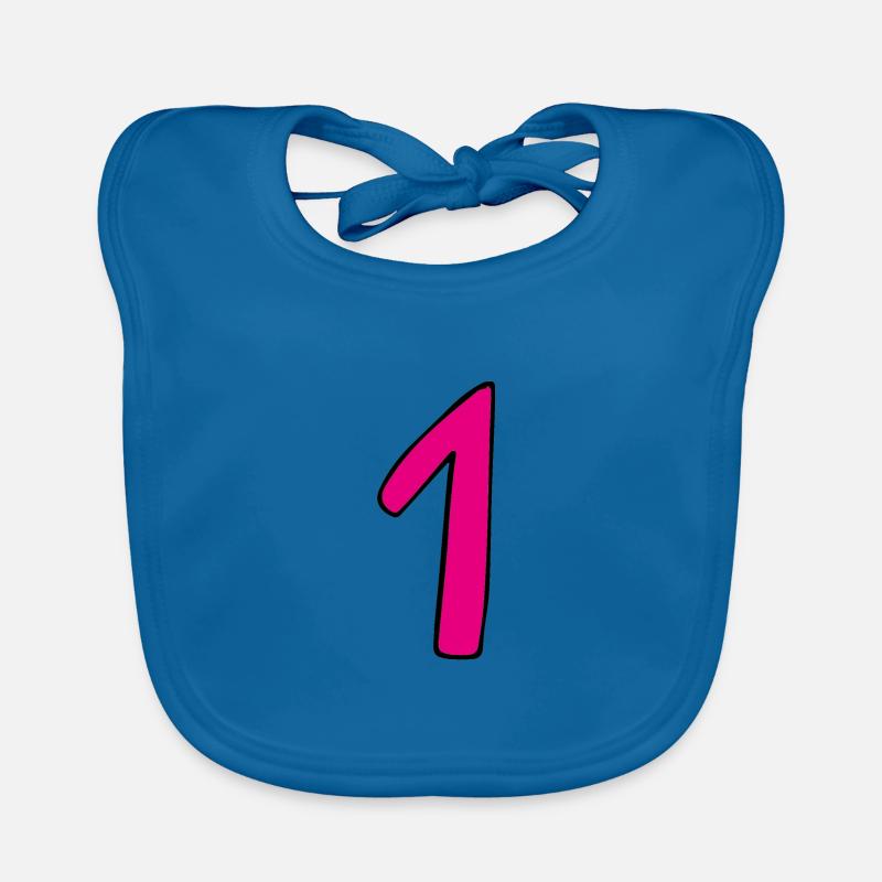 1 in pink Organic Baby Bibs