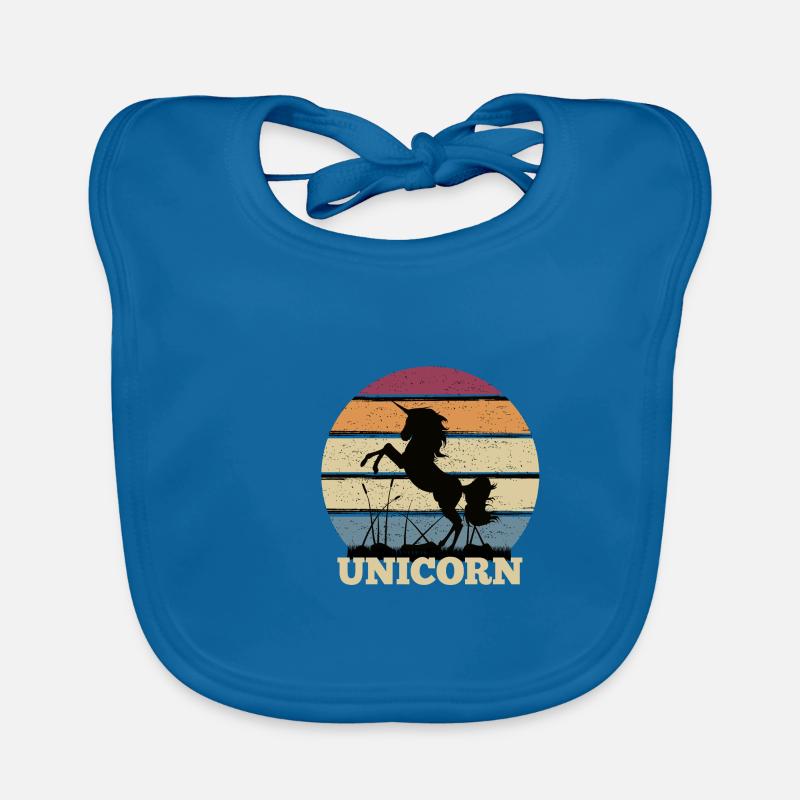 Licorne Bavoir bio Bébé