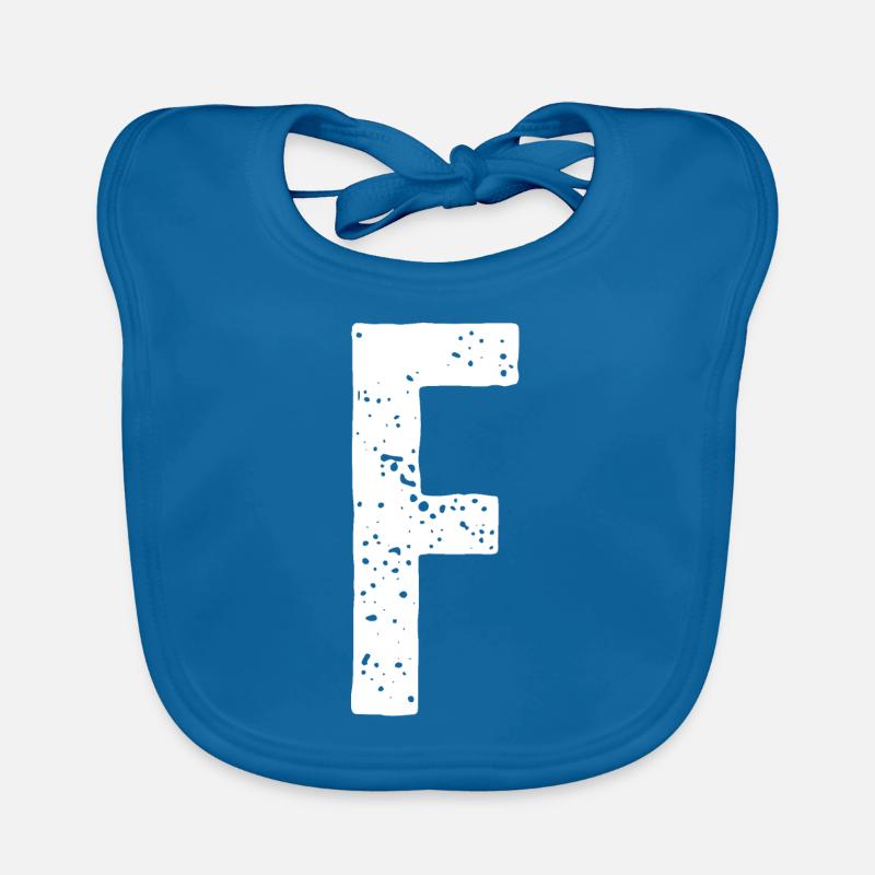 F-Buchstabe Baby Bio-Lätzchen