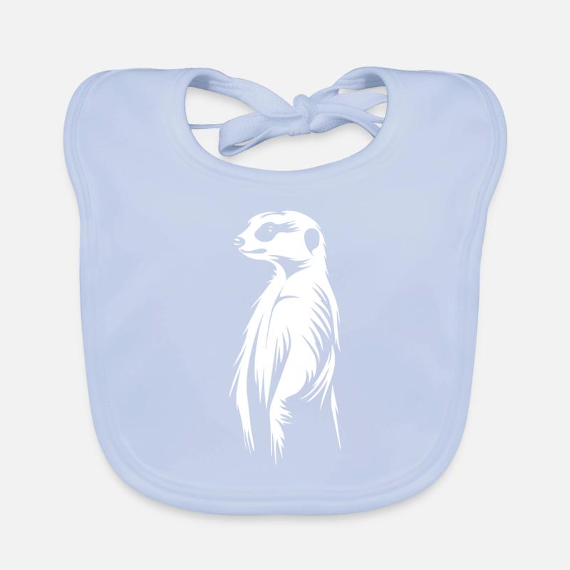 Erdmännchen Baby Bio-Lätzchen