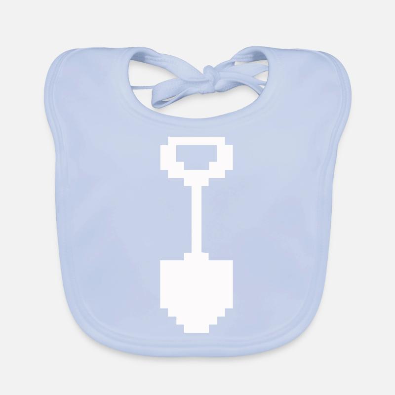 Shovel Pixel Organic Baby Bibs