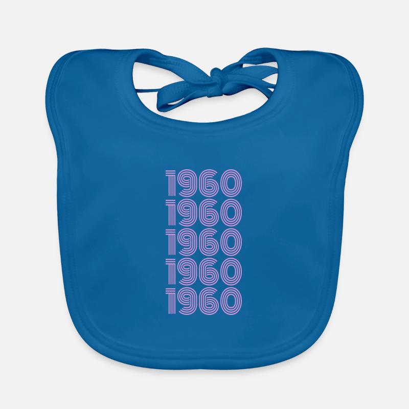 Year 1960 Organic Baby Bibs