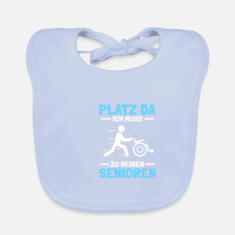 Platz da Pfleger Pflegekraft Altenpflegerin Baby Bio-Lätzchen