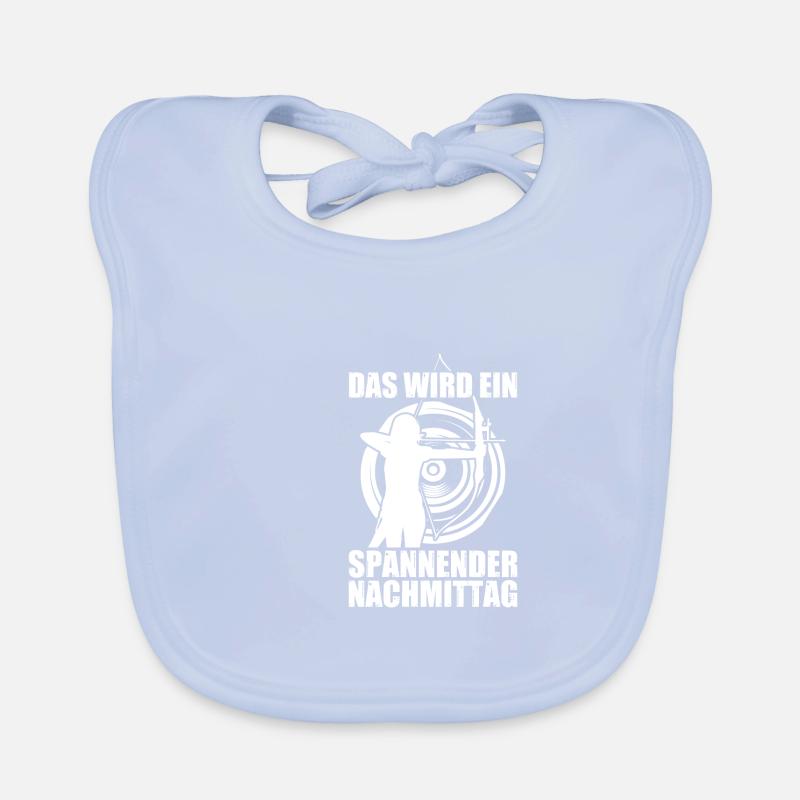 Spannender Tag Bogen Bogenschießen Bogenschütze Baby Bio-Lätzchen