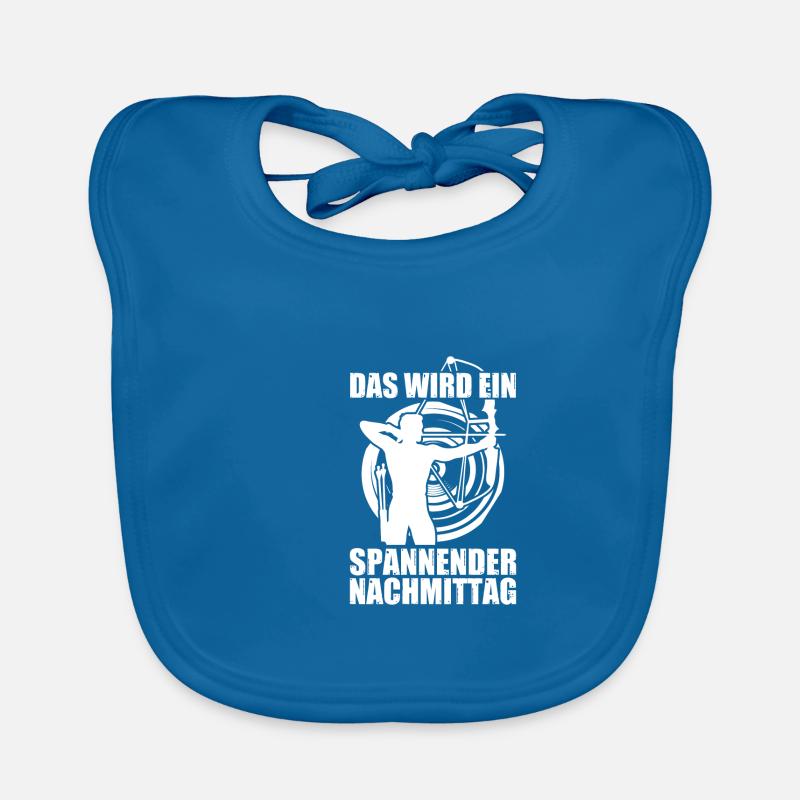 Spannender Tag Bogen Bogenschießen Bogenschütze Baby Bio-Lätzchen