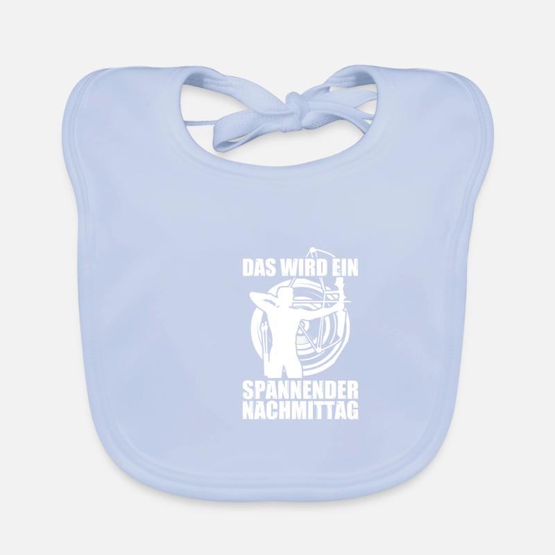 Spannender Tag Bogen Bogenschießen Bogenschütze Baby Bio-Lätzchen