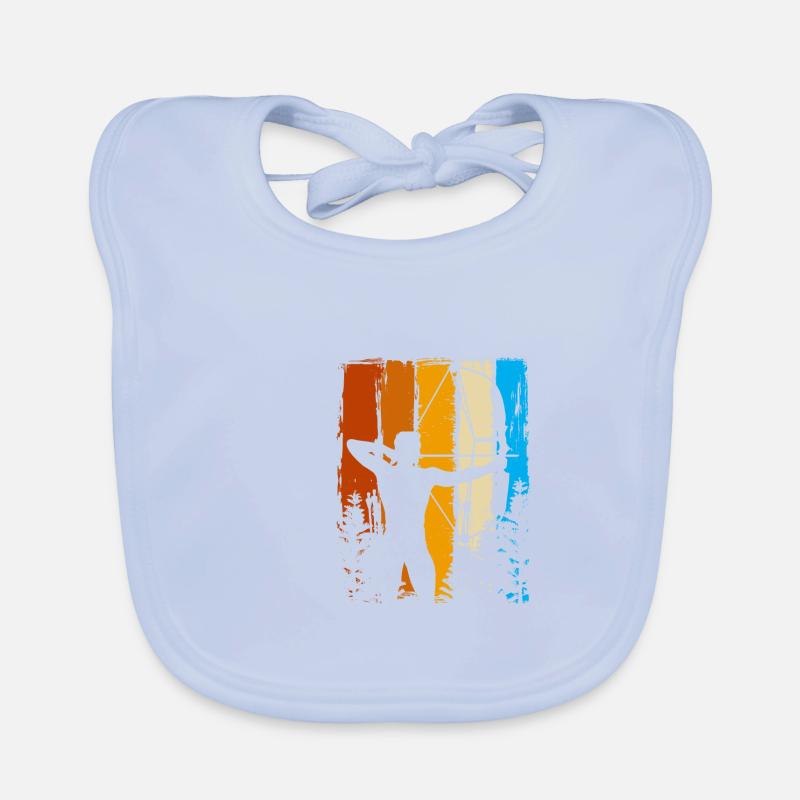 Pfeil und Bogen Bogenschießen Bogenschütze Baby Bio-Lätzchen