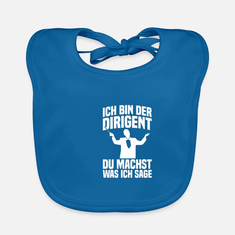 Ich bin der Dirigent Chorleiter Dirigenten Baby Bio-Lätzchen