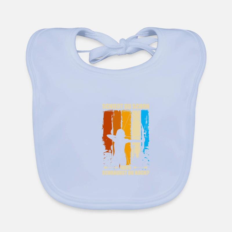 Shoot Arrow Bow Archery Archer Organic Baby Bibs