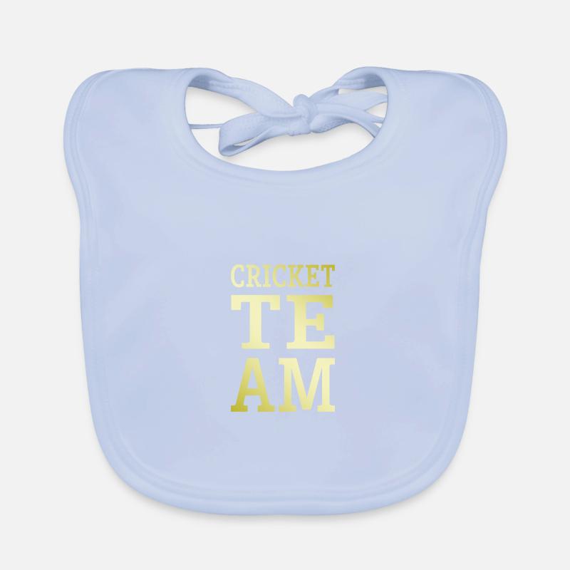 Équipe de cricket Bavoir bio Bébé