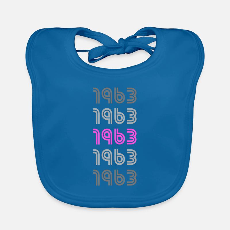 Year 1963 Organic Baby Bibs