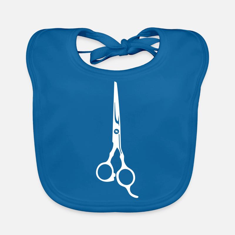Schere Barber icon Baby Bio-Lätzchen