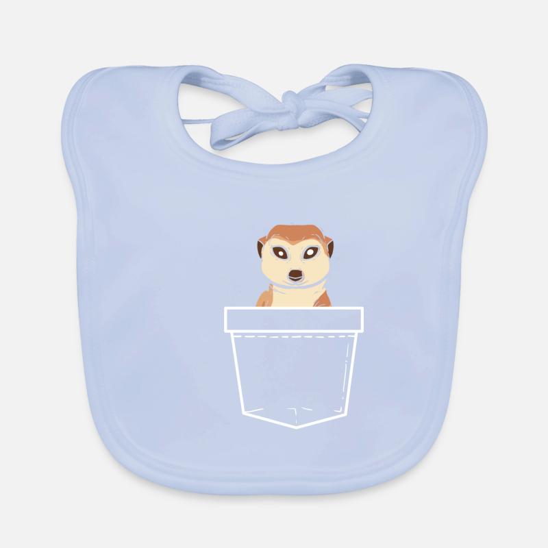 Erdmännchen Baby Bio-Lätzchen
