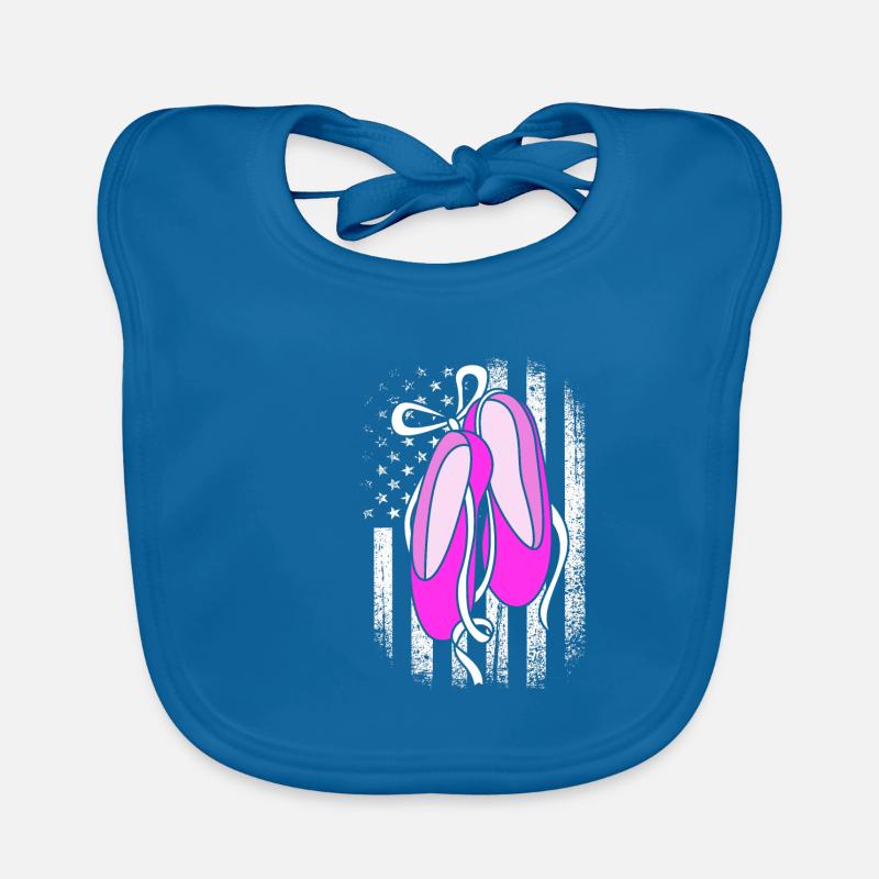 Ballet Ballet Dancer Organic Baby Bibs