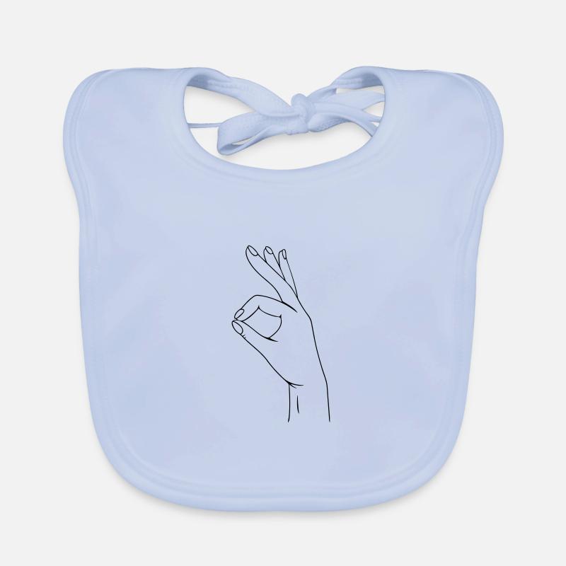 Main - OK main Bavoir bio Bébé