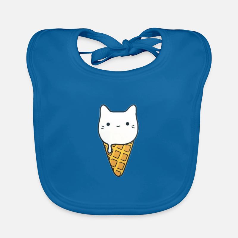chaton Bavoir bio Bébé
