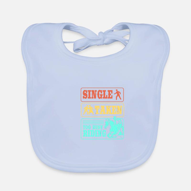 Springreiten Springpferd Baby Bio-Lätzchen