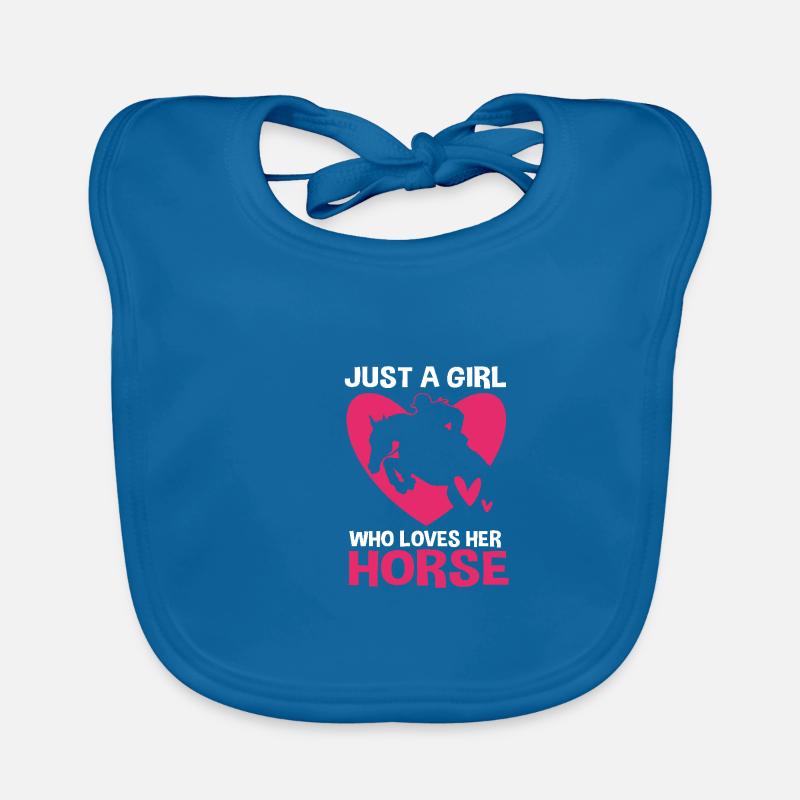 Springreiten Springpferd Baby Bio-Lätzchen