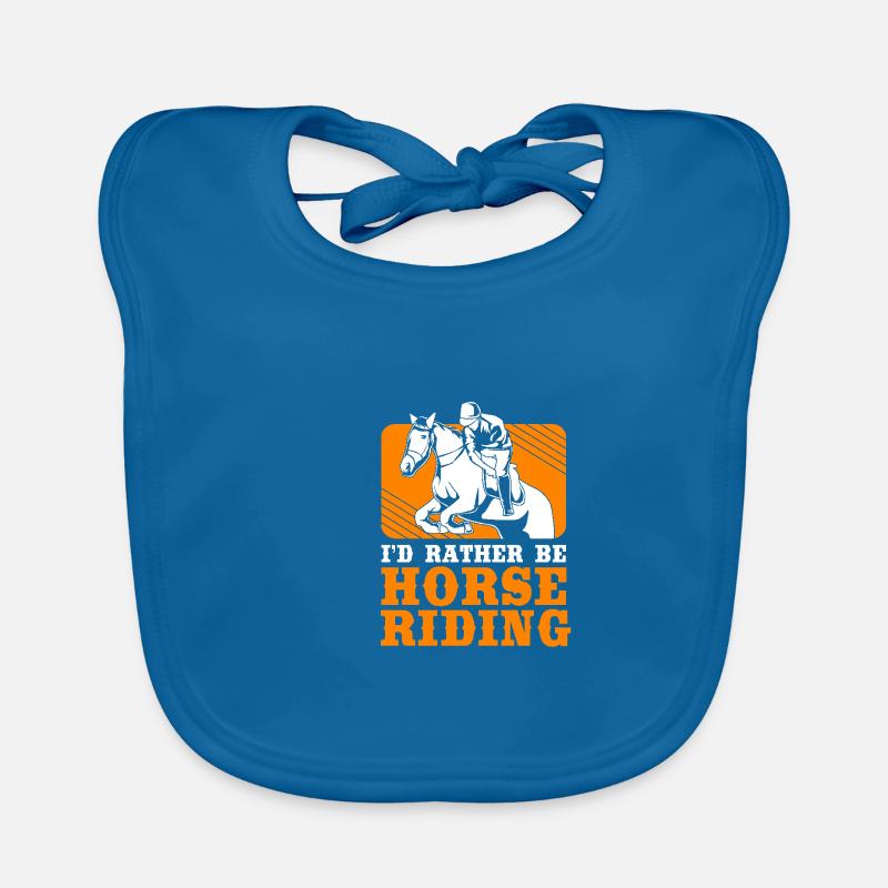 Springreiten Springpferd Baby Bio-Lätzchen