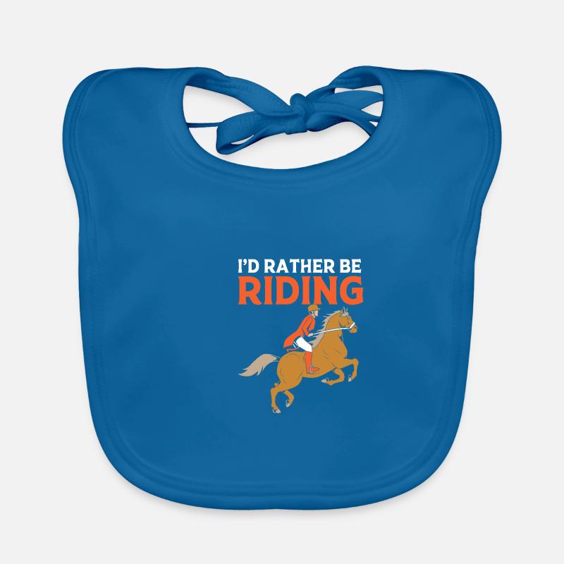 Springreiten Springpferd Baby Bio-Lätzchen