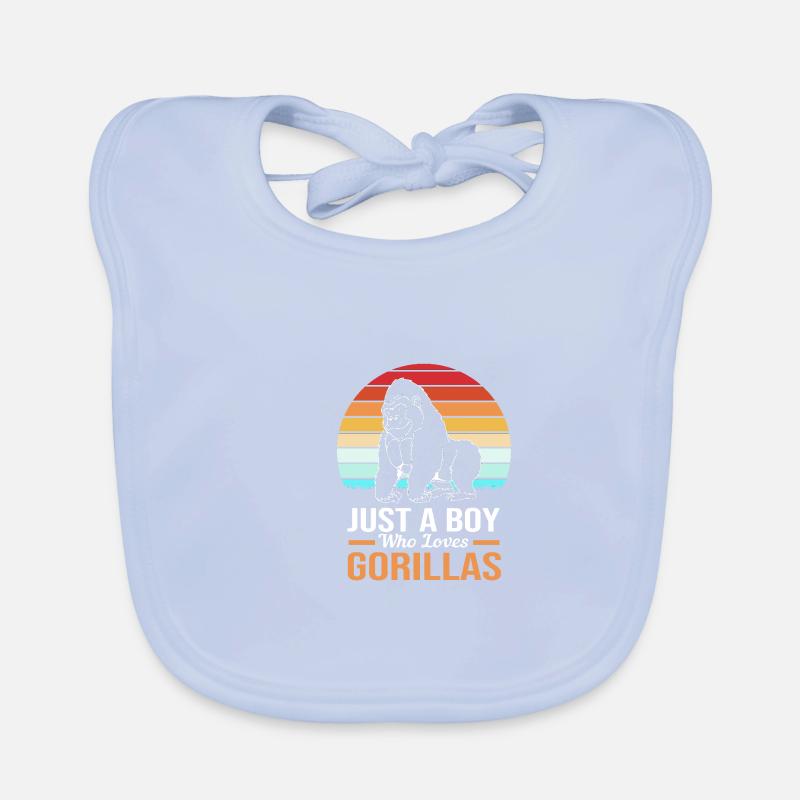 Gorille Bavoir bio Bébé