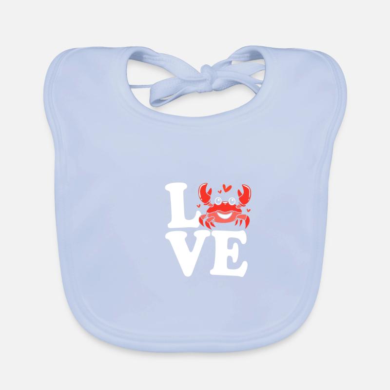 Crabe Bavoir bio Bébé