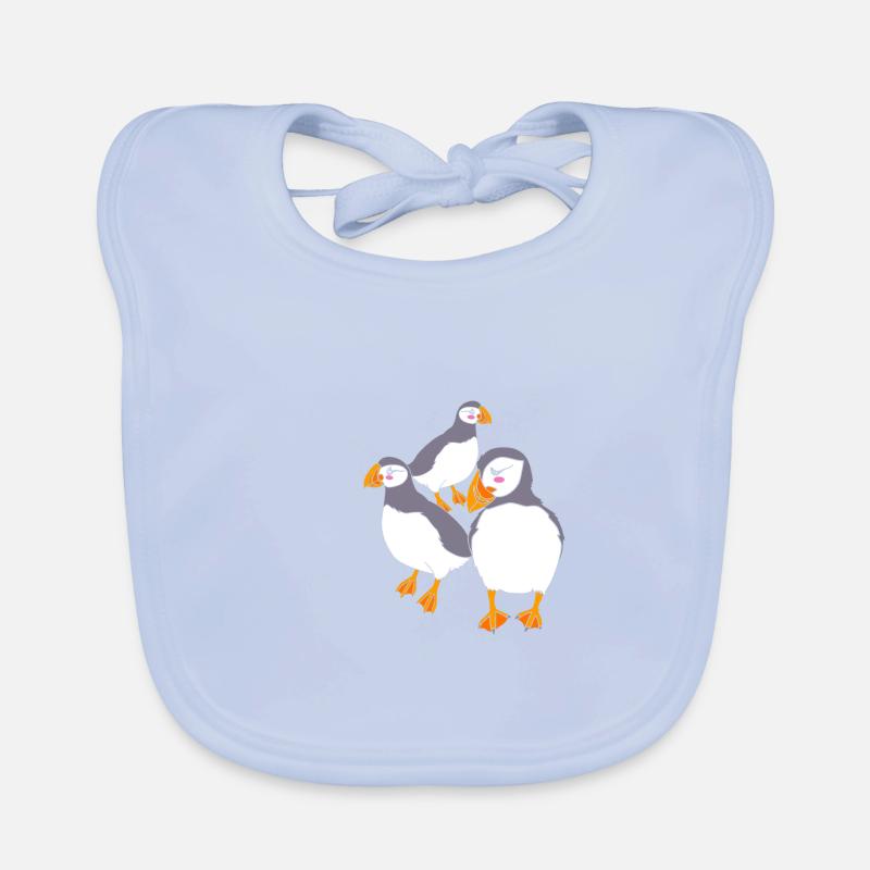 Papageientaucher Puffin Baby Bio-Lätzchen