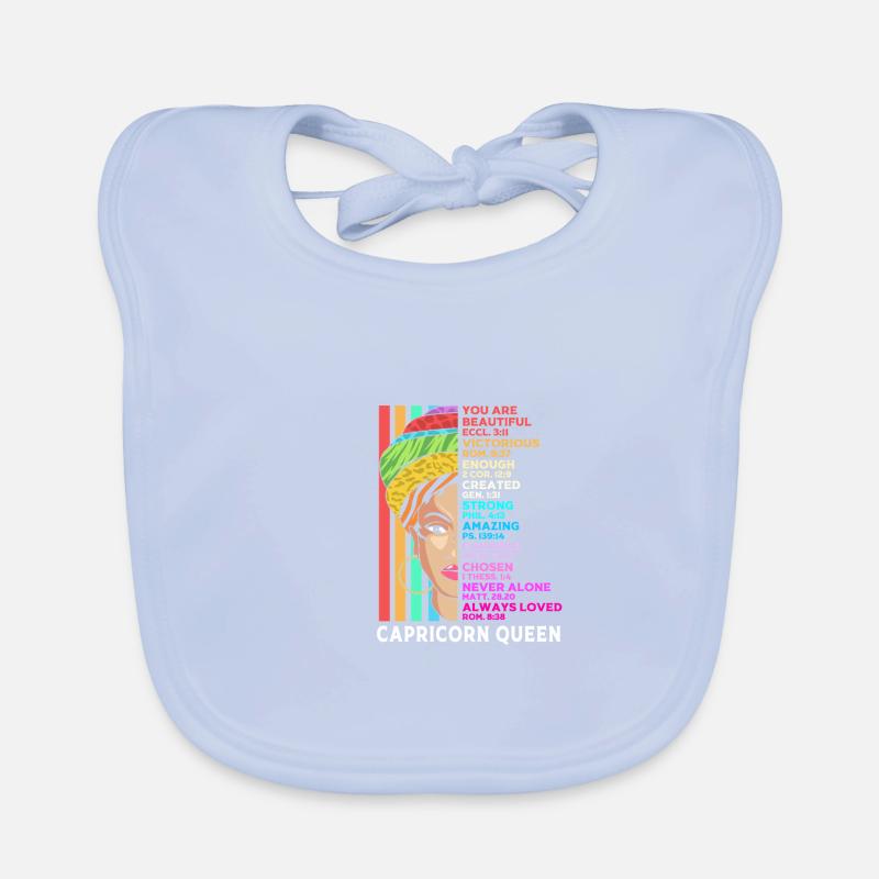 Sternzeichen Steinbock Baby Bio-Lätzchen