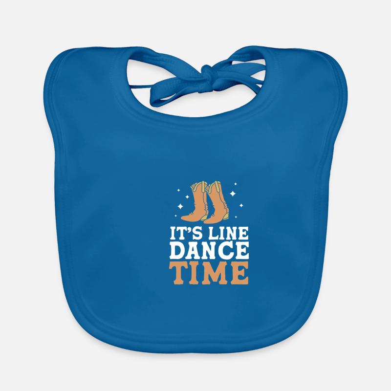 Line Dance Organic Baby Bibs