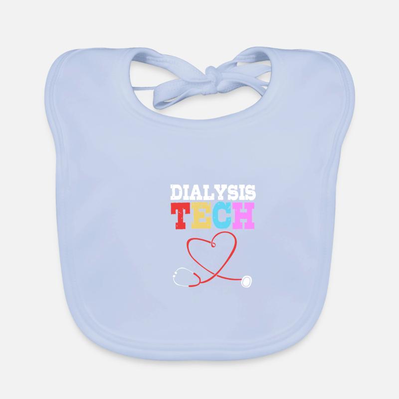 Dialysis Technician Organic Baby Bibs