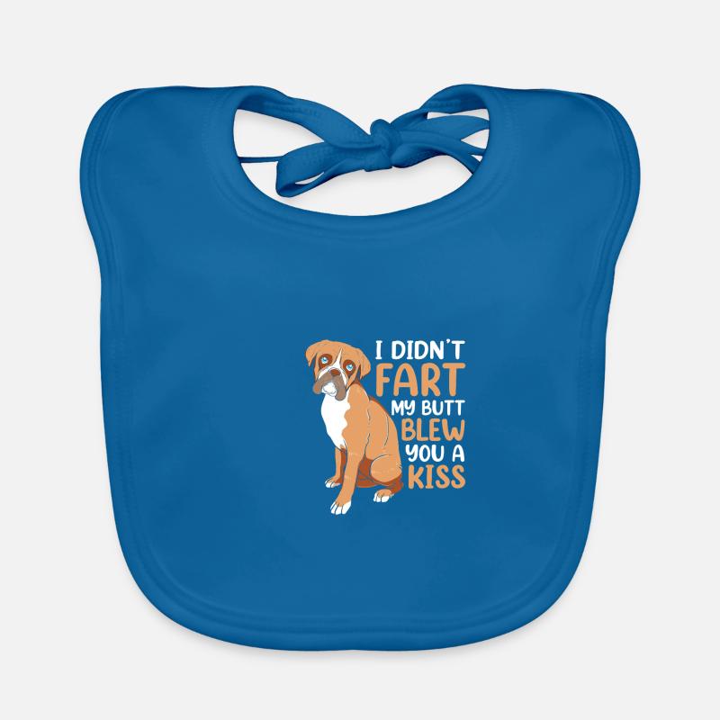 Boxer Dog Organic Baby Bibs