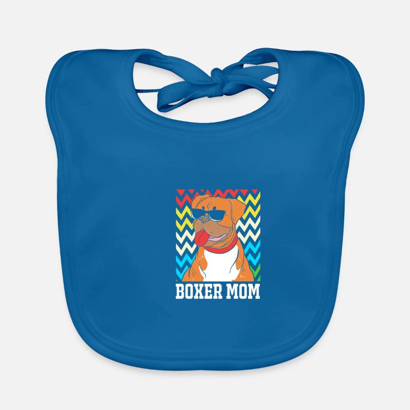 Chien Boxer Bavoir bio Bébé