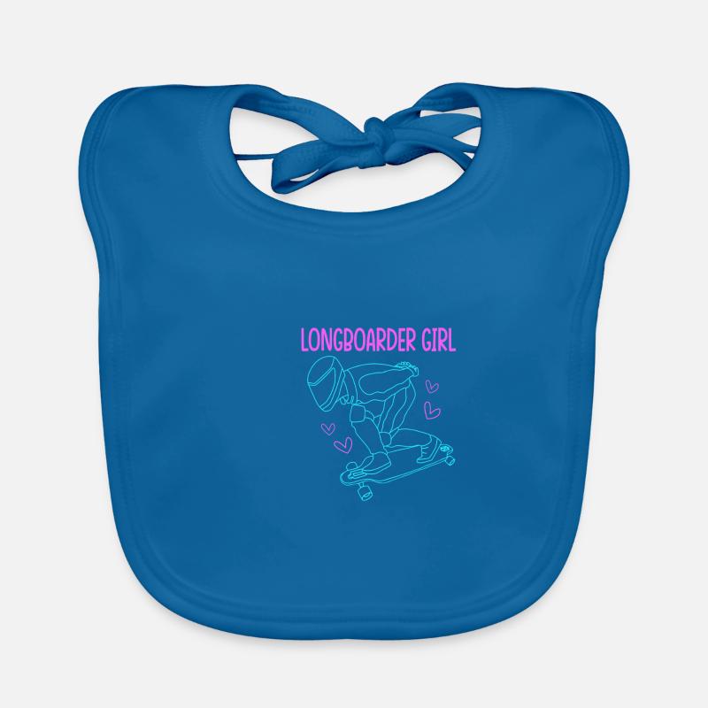 Longboard Longboarder Longboarding Baby Bio-Lätzchen