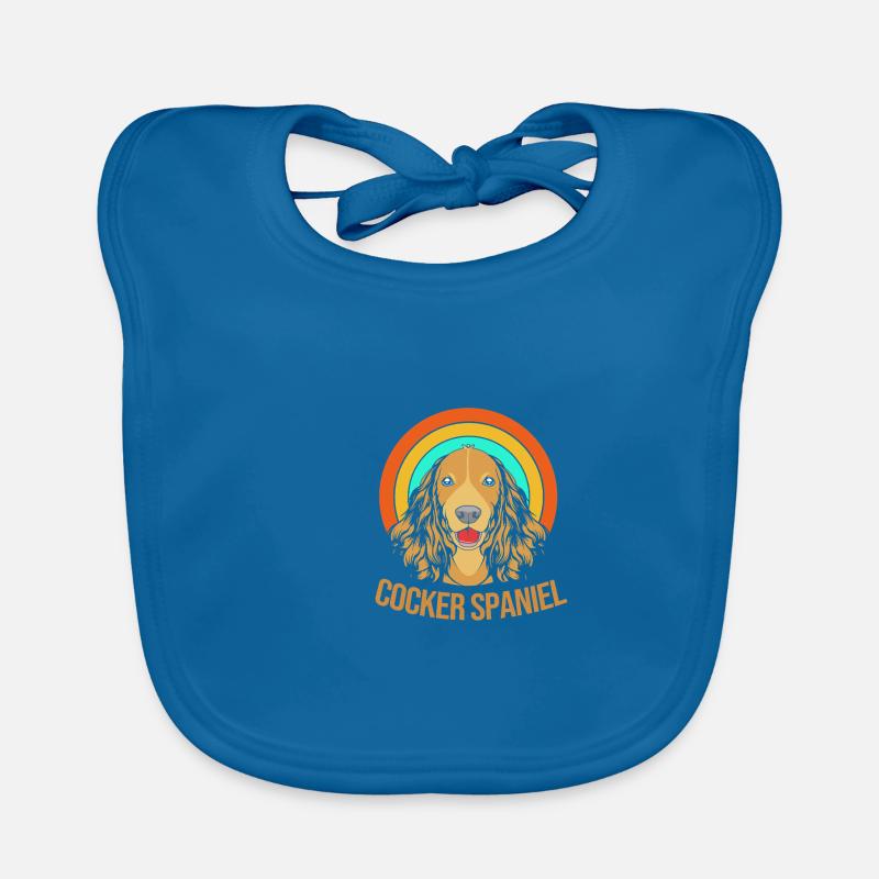 Cocker Spaniel Baby Bio-Lätzchen