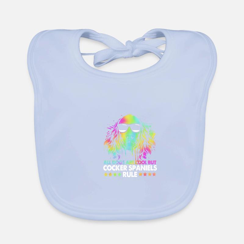 Cocker Spaniel Organic Baby Bibs