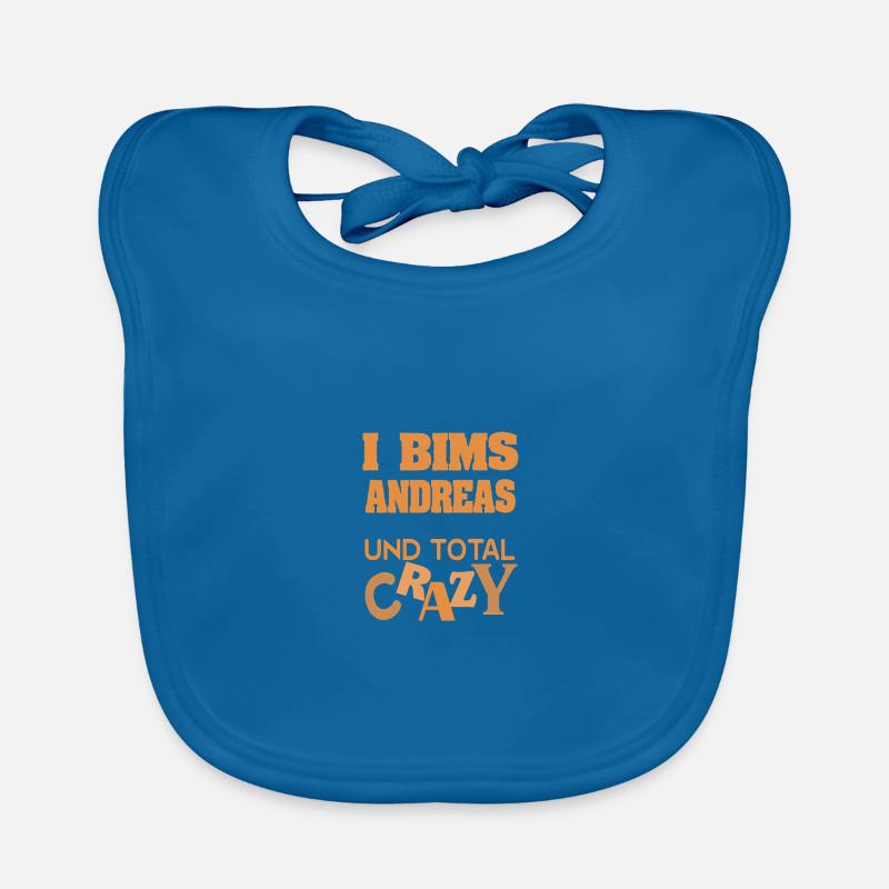 First name Andreas Organic Baby Bibs