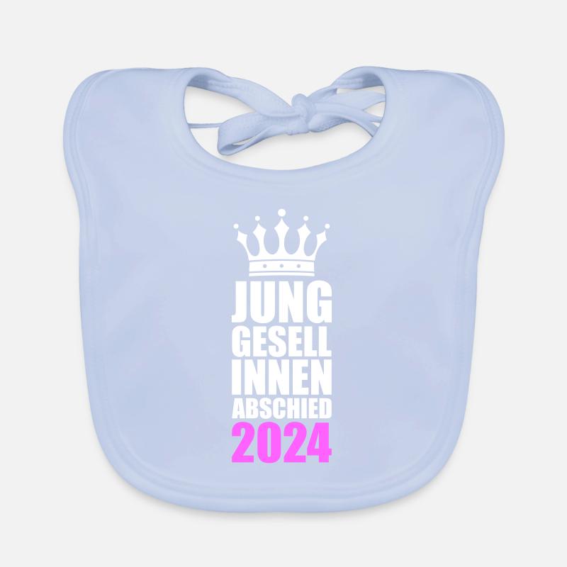 Junggesellinnenabschied 2024 Baby Bio-Lätzchen
