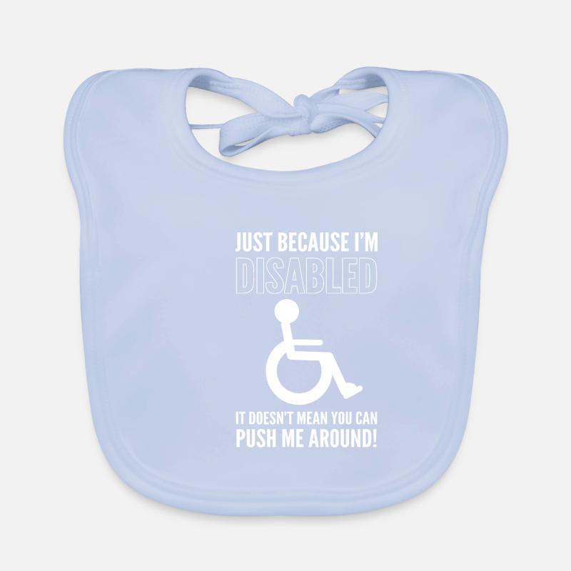 Rollstuhl Baby Bio-Lätzchen