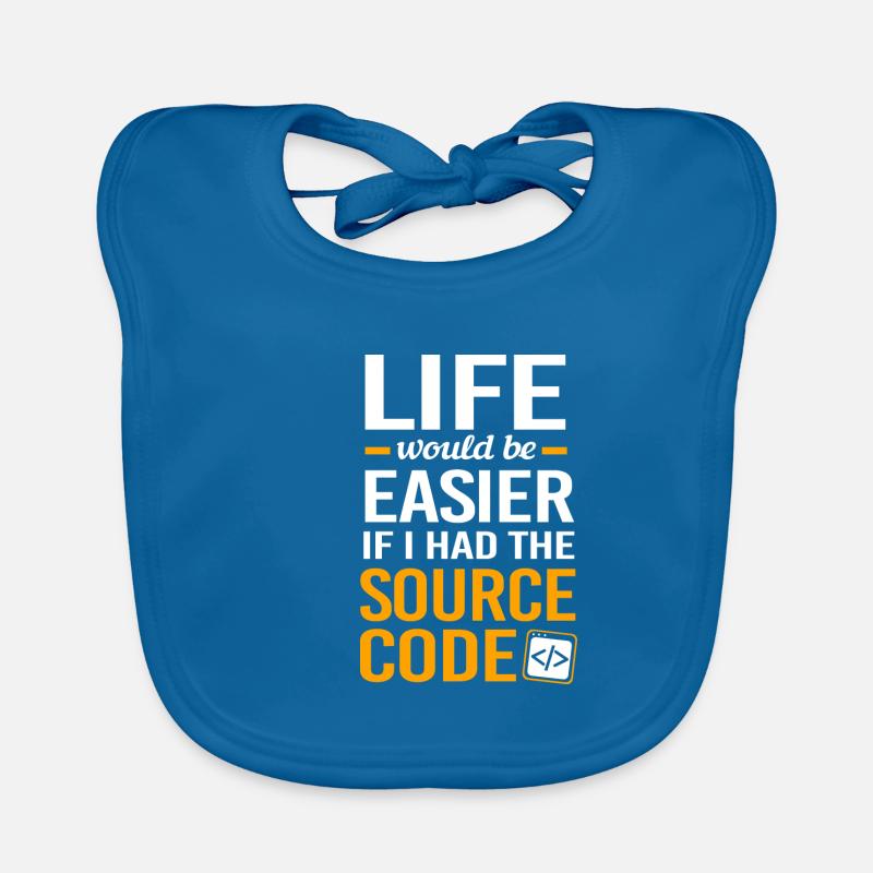 Cybersecurity Cyber Programmer Hacker Organic Baby Bibs