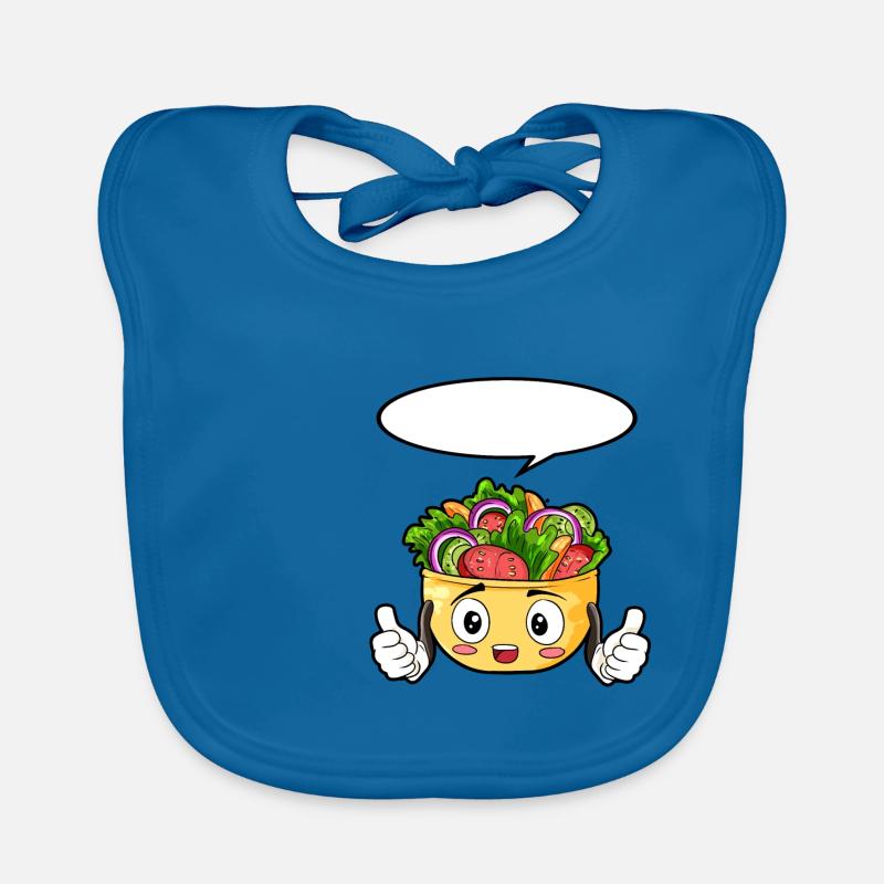 Salat Essen Feinschmecker Geschenk Baby Bio-Lätzchen