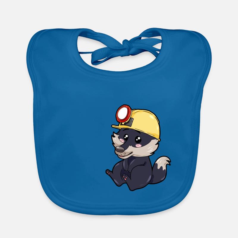 Miner Wolf Organic Baby Bibs