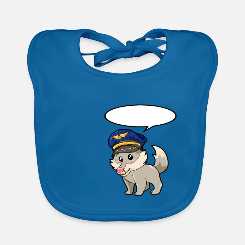 Pilot Wolf Baby Bio-Lätzchen
