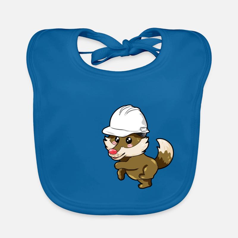Engineer Wolf Organic Baby Bibs
