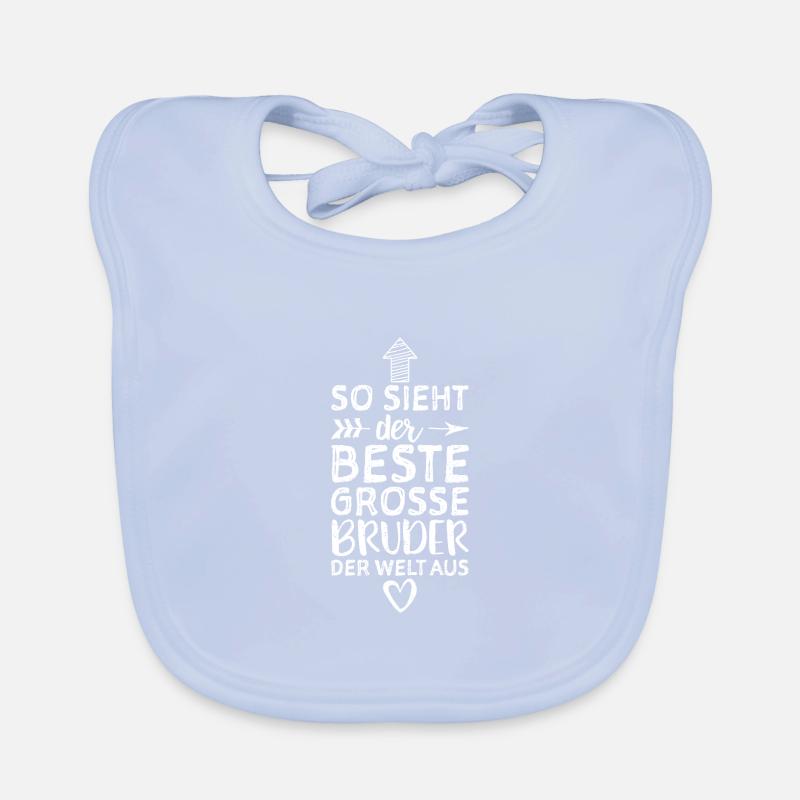 So Sieht Der Beste Große Bruder Der Welt Aus Baby Bio-Lätzchen