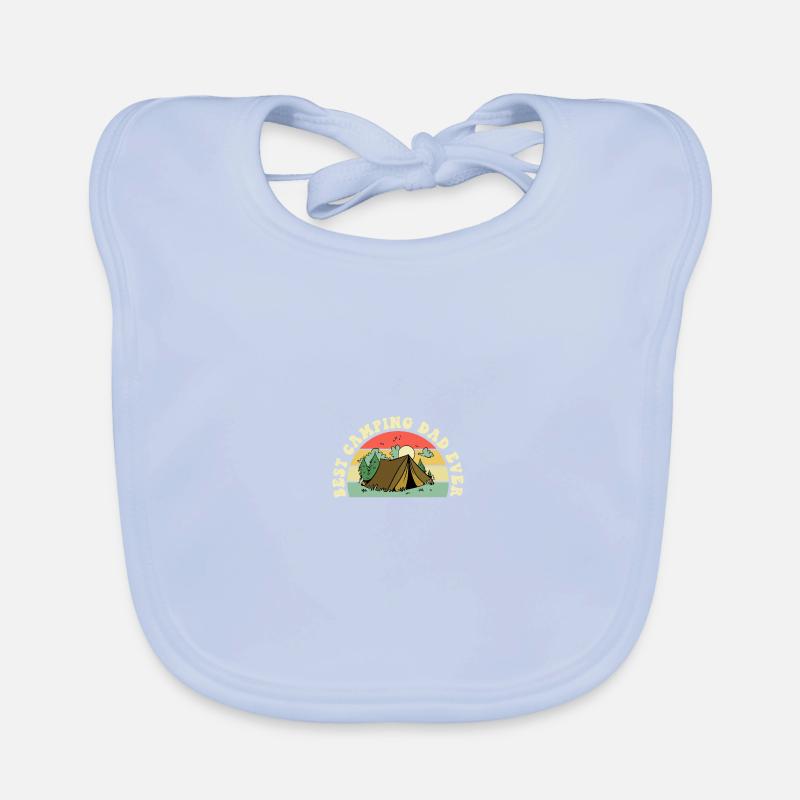 Best Camping Dad Ever Baby Bio-Lätzchen
