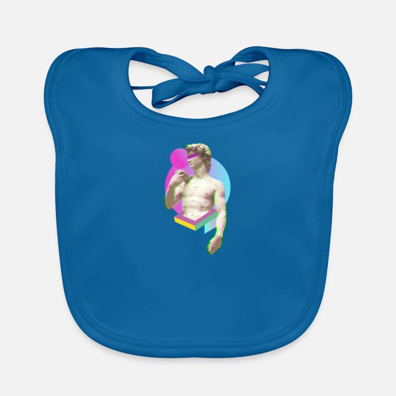 Michelangelo David Statue Modern Urban Geschenk Baby Bio-Lätzchen
