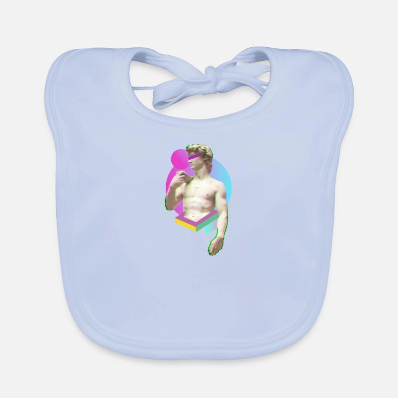 Michelangelo David Statue Modern Urban Geschenk Baby Bio-Lätzchen