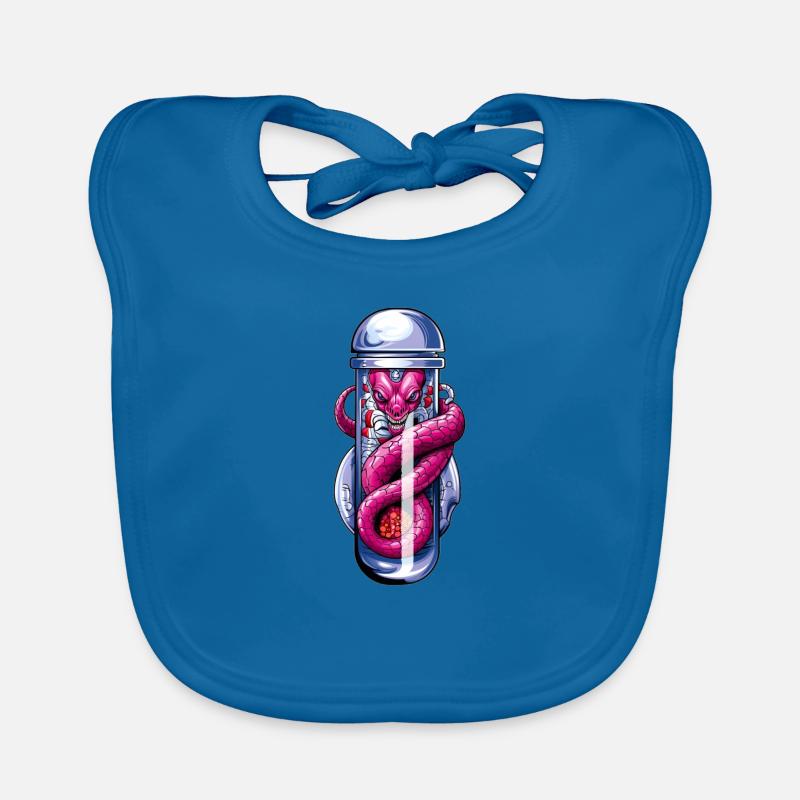 Snake Tattoo Drawing Organic Baby Bibs